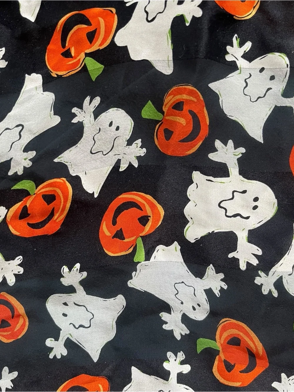Y2K Era Halloween Scarf by Echo 100% Silk
